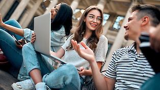 Etudiants en séjour linguistique en Angleterre