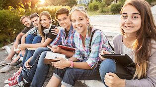 Adolescents en séjour linguistique encadré